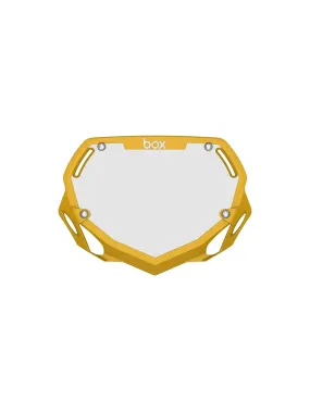 Box Two Number Plate Yellow